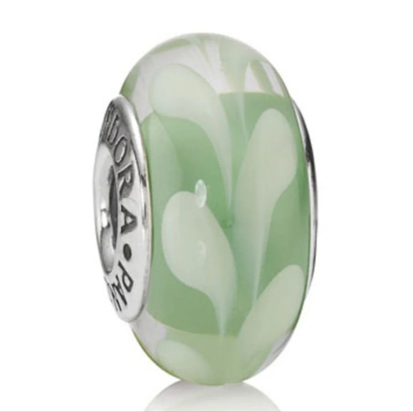 Pandora Jewelry - Pandora Green Swirl Charm